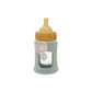 Hevea Plastic-Free Wide Neck Glass Baby Bottle With Seafoam Blue Sleeve - Slow Flow Anti Colic Baby Bottles Newborn 0+ Months -