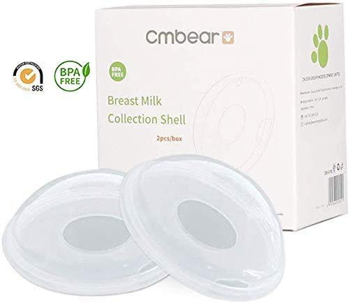 Breast Shells Milk Saver,2 Pack Breast Pump,Breastmilk Collector,Milk Anti-Flow Out,Protect Sore Nipples,Bpa-Free Flexible Food