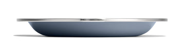 Hydro Flask Stainless Steel Kids Plate- Dishwasher Safe, Stackable, Dinner Plate in Koala Gray