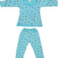 MMShopy Baby Girls Floral Print Hosiery Cotton Top & Pyjama Set (78 Years, Blue)