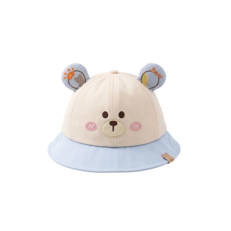 Eazylayers Printed Breathable Kids Bucket Hat For Boys And Girls, Soft Cotton, Summer Sun Protection, 6 To 18 Month (In, Age, 2 