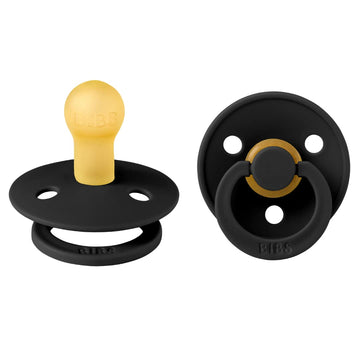 Bibs Pacifiers | Natural Rubber Baby Pacifier | Set Of 2 Bpa-Free Soothers | Made In Denmark | Sand | Size 18-36 Months