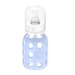 Lifefactory Glass Baby Bottles With Silicone Protection - 2-Pack, 4 Oz Bottles, Blanket