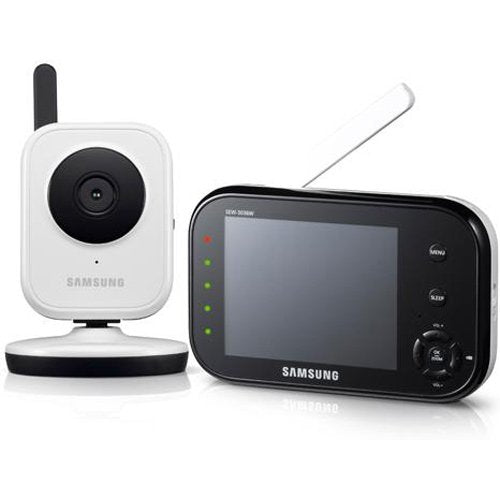 Samsung Sew-3036W Babyview Baby Monitoring System Ir Night Vision Zoom 3.5 Inch
