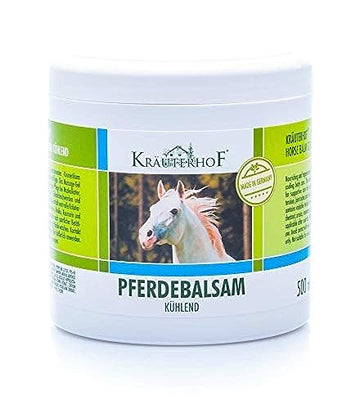 Krauterhof Horse Balm Cools And Revitalises Precious Herbal Extracts From Horse Chestnut Arnica Rosemary And Mint Oil 500 Ml Tub