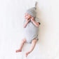 Kyte Baby Short Sleeve Unisex Baby Bodysuits, Rayon Made From Bamboo Material (3-6 Months, Storm)
