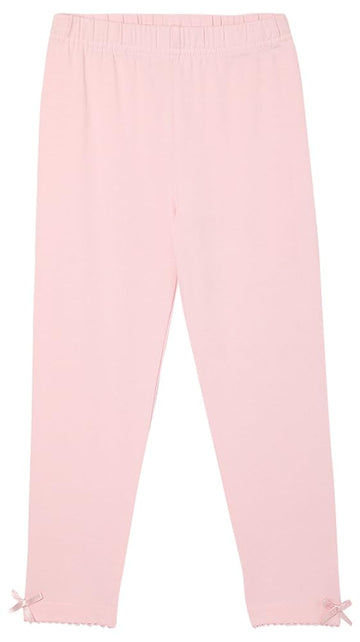 Max Girls Solid FullLength Mid Rise Leggings (S24Clg24Baby Pink)_78Y | Fit Type: Skinny Fit, 68 Years