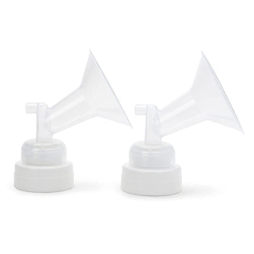 Ameda Mya Breast Pump Replacement Flanges 30Mm, Comfort Fit Angled Flange, 2 Count (1 Pair) | Discontinued | Not Compatible With
