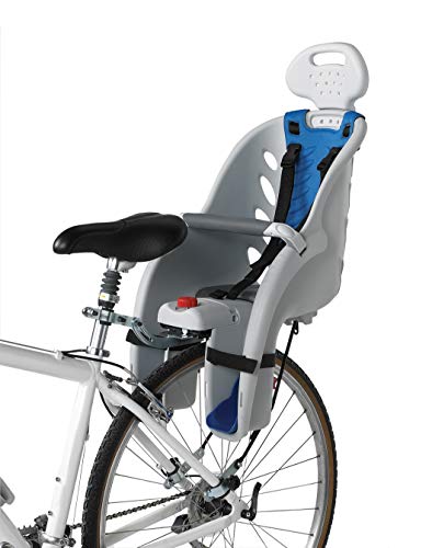 Schwinn Deluxe Bicycle Mounted Child Carrier/Bike Seat For Children, Toddlers, And Kids, 3-Point Harness, Adjustable Headrest, P