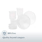 Ameda Customfit Breast Flanges Medium/Large | Includes (2) 30.5Mm Breast Pump Flanges & (2) 28.5Mm Flange Inserts | Fits Hygieni