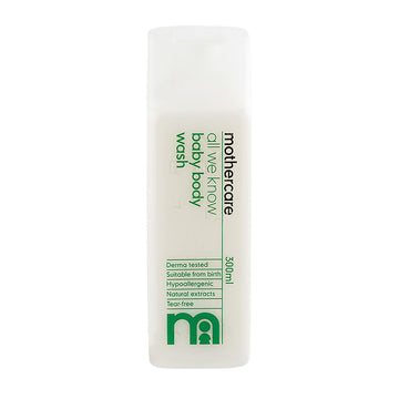 Mothercare Unisex Hypoallergenic Baby Body Wash - White