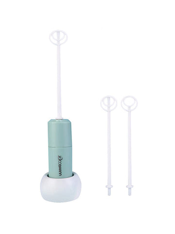 Doobaann Handheld Electric Formula Stirrer,Electric Milk Frothers,Handheld Drink Mixer (Blue)