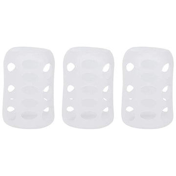 Garosa 3Pcs Silicone Sleeve Glass Milk Bottle Sleeve Silicone Wide Caliber Silicone Thermal Insulation Milk Bottle Cover Baby Su