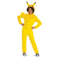 Disguise Pikachu Costume For Kids, Official Pokemon Costume Hooded Jumpsuit, Child Size Medium (7-8)