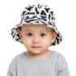 Ketkar Boys & Girls Cartoon Cotton Sun Hat | Wide Brim Outdoor Bucket Hat | Breathable Summer Cap For Kids White_25 Years