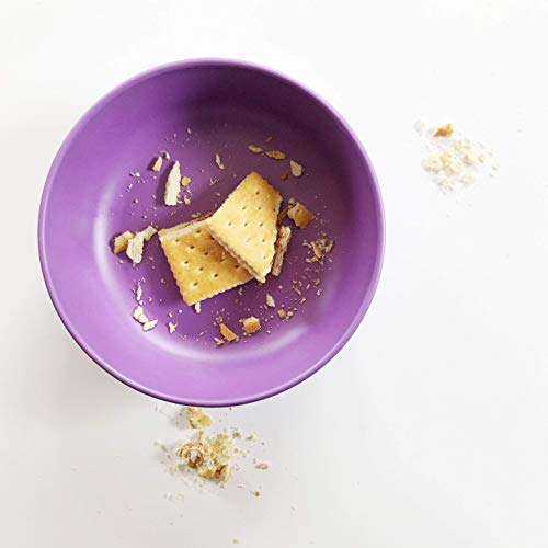 Goobie Baby Bamboo Dinnerware Bowls For Kids, Set Of 4 Eco Friendly Toddler Bowls :: Non Toxic & Kid Safe Dishes For Cereal & So