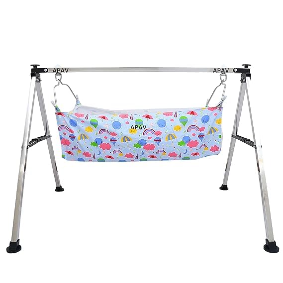 A To Z Hub BoyS And GirlS Portable Folding Ghodiyu,With Free Cotton Cloth.