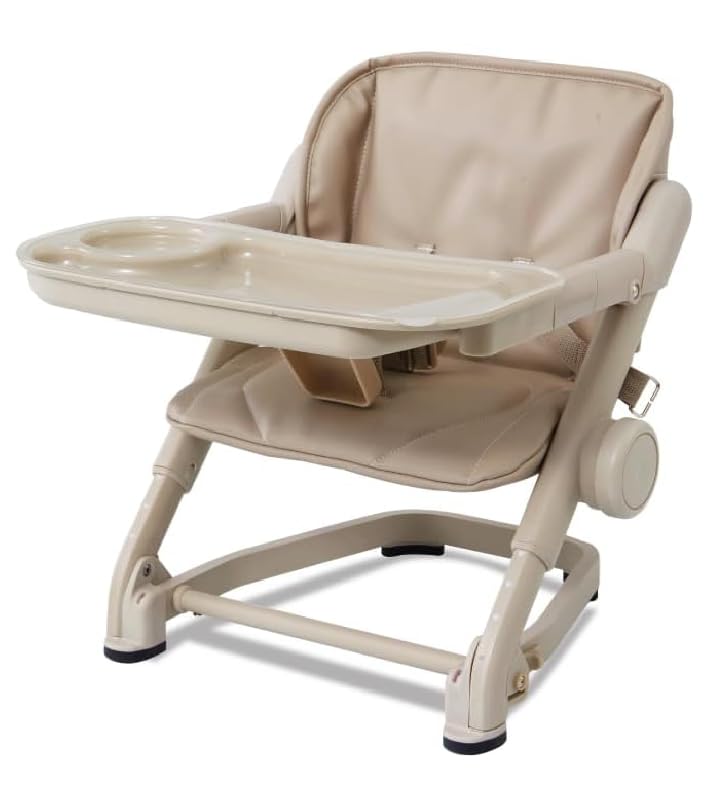 Feed Me 3-In-1 Travel High Chair Booster Seat For Infants And Toddlers - Transitional, Compact & Fits Any Chair, Swivel Tray, Mi