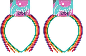Goody Kids Ouchless Classic Headband, Assorted Colors - For All Hair Types - Beautiful Design For Instant Style - Pain-Free Hair