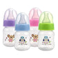 4-Pack Anti-Colic Baby Bottles For Newborns, 2Oz (60Ml) | Bpa-Free, Breastfeeding Transition, Vented For Gas & Colic Relief | Id