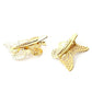 Cjeslna Golden Butterfly Hair Clip Headband Hair Accessories