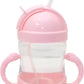 Cyrox Plastic Water Bottles LeakProof Bottle no Spill Magic Sippy Cup with Straw and Handle Children Sippy Drinking Cup with St