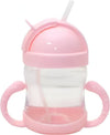 Cyrox Plastic Water Bottles LeakProof Bottle no Spill Magic Sippy Cup with Straw and Handle Children Sippy Drinking Cup with St