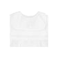 Petit Ami Baby Boys' Hand-Embroidered Cross Christening Romper, 6 Months, White