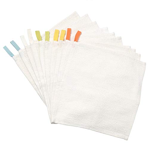 Washcloth, White, 30x30 cm (12x12)(Pack of 10)