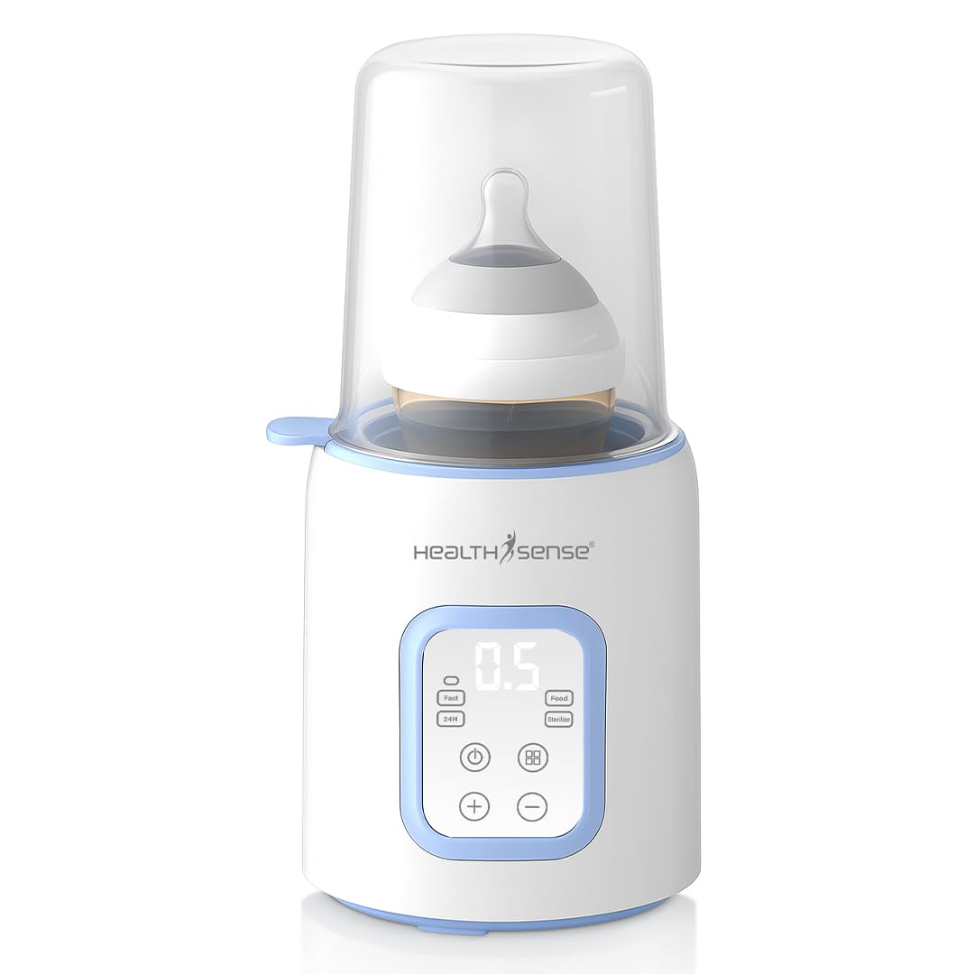 Healthsense 10 In 1 Baby Bottle Sterilizer & Warmer For Babies | Bottle Warmer For Baby Food, Milk & Water Heater | Electric Bot