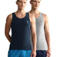U.S. Polo Assn. MenS Cotton Solid Regular Fit Vest (Oev05P2_GreyNavy, Xl