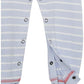 Pj Salvage Kids Infant Girl'S Moutain Mama Romper, Blue Mist, 12-18M