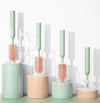 Electric Baby Bottle Brush Cleaning Set - Silicone Brush Attachments for Cups, Baby Bottles, Sippy Cups, and Baby Accessories. C