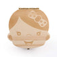 PagKis Baby Girls Wooden Milk Teeth Keepsake Box Organizer Souvenir Box  12