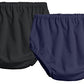 City Threads 2-Pack Baby Girls' And Baby Boys' Unisex Diaper Covers Bloomers Soft Cotton, Black/Navy, Newborn