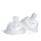 Herobility Double Anti-Colic Silicone Nipples, Baby Bottle Teats, Breast Like Shaped Nipples - Fits Herobilitys & Eco Baby Bott