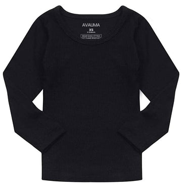 Avauma Baby Boys Girls Pajama Set Kids Toddler Snug Fit Ribbed Sleepwear Pjs For Daily Life Style (Js/Black(L))