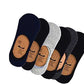 Shopping Shots AntiSlip Unisex Cotton Invisible No Show Cotton Loafer Socks With Anti Slip Silicon Grip (MultiColour Pack Of 6