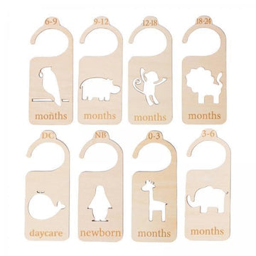 UJEAVETTE 2x8 Pieces Baby Closet Dividers Easily Organize for Wardrobe Closet Clothes