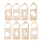 UJEAVETTE 3x8 Pieces Baby Closet Dividers Easily Organize for Wardrobe Closet Clothes