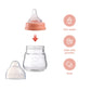 Fdbtl Baby Bottle Glass Natural Anti-Colic Bottles 2 Pack Closer To Breastfeeding For Newborn Babies Infant 0M+ 3Oz