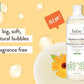 Babo Botanicals Sensitive Baby Fragrance-Free 2-In-1 Bubble Bath & Wash - Shea Butter, Calendula & Oat - Vegan - Ewg Verified -