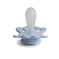 Frigg Lucky Symmetrical Silkysoft Silicone Baby Pacifier | Made In Denmark | Bpa-Free (Sage/Powder Blue, 0-6 Months)