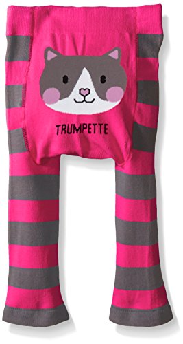 Trumpette Baby Girls' Leggings, Pink Cat, 12-18 Months