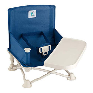 Hiccapop Omniboost Travel Booster Seat With Tray For Baby | Folding Portable Baby Booster Seat For Dining Table, Camping, Beach,