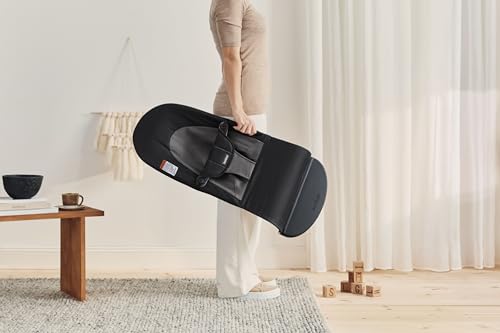 Babybjrn Bouncer Balance Soft, Woven, Black/Dark Gray