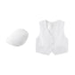 Mommy'S New Man Newborn Baptism Outfits Boys Long Sleeve White Baby Wedding Outfit Cake Smash Christening Jumpsuit (9-12 Months)