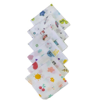 Paletto Muslin Cotton Baby Napkins  Soft Washcloths for Newborns  Reusable, Gentle, and QuickDry Face Towels  Multicolour Se