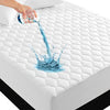 Unilibra Twin Size 100 Waterproof Mattress Pad, Breathable Quilted Fitted Mattress Protector With Deep Pocket Stretches Up To 18