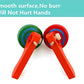 Goodplay 2Pcs Wooden Spinning Top Gyroscope Peg-Top With Handle And Pull String Wire,Can Last Long Time, Color Random